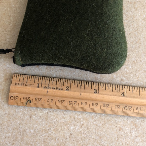 NWT Heidi Taschen merino felt zippered wallet leather handle pouch - Picture 11 of 16